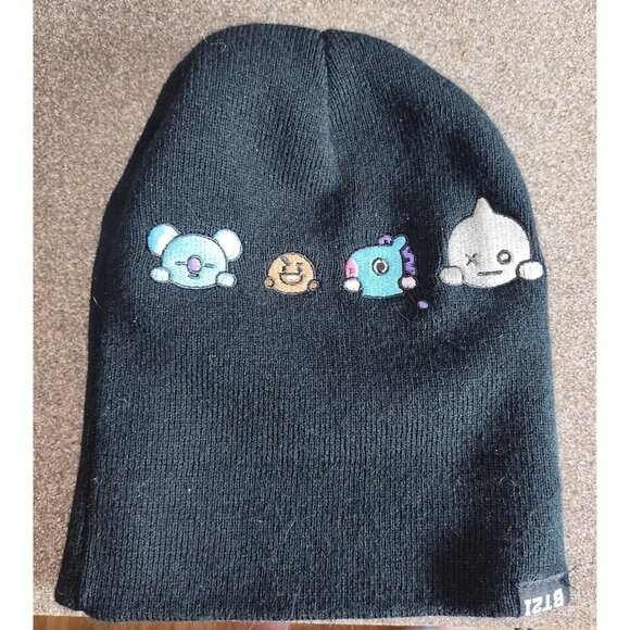 bt21 Accessories - K Pop BT21 Koya, Shooky, Mang & Van Peeking Beanie